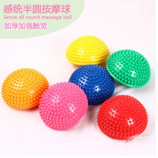 Надувные шарики для йоги из ПВХ массажная точка полусферический мяч инструктор