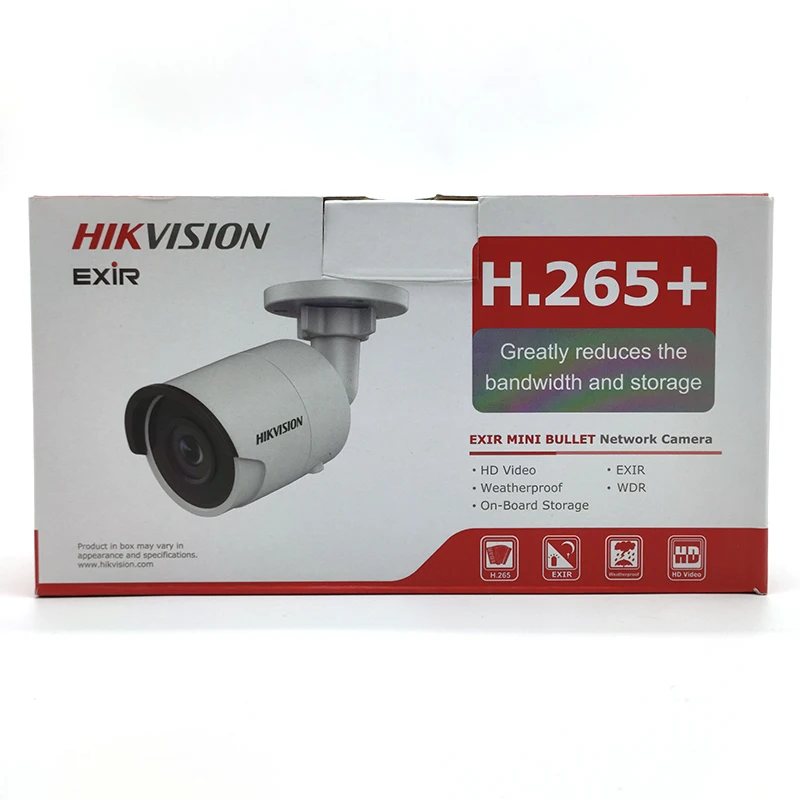Hikvision DS-2CD2085FWD-I IP камера H.265 8MP пуля камера SD слот для карты с POE ИК диапазон 30 м CCTV камера наблюдения