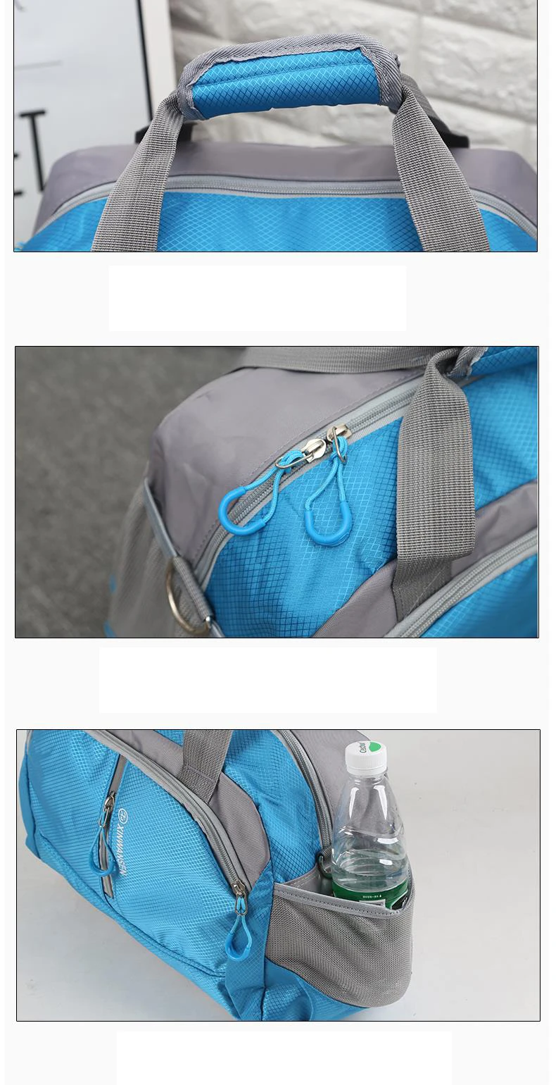 Унисекс Водонепроницаемый Gym Bag большой Ёмкость Фитнес вещевой мешок мужской Training сумка женская спортивная сумка