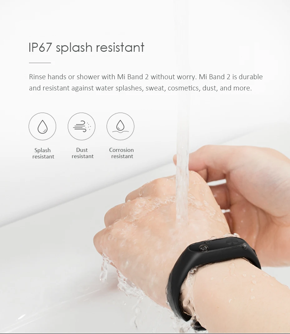 Xiaomi mi Band 2 mi band 2 Bluetooth 4,0 умный Браслет OLED экран фитнес-трекер для измерения сердечного ритма IP67 водонепроницаемый браслет