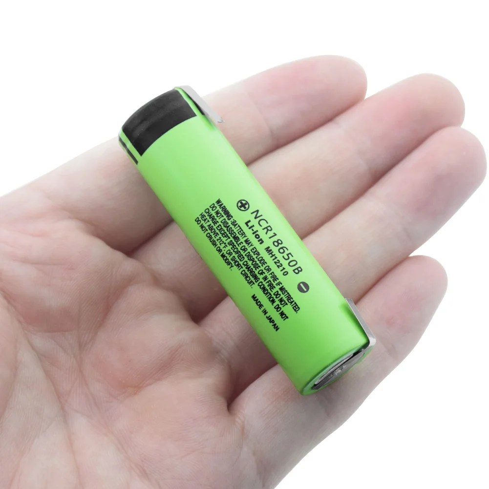 1x3,7 V Volt NCR 18650B 18650 литий-ионные литиевые батареи 3400mAh высокий расход 18650 батарея для светодиодный фонарик микрофон налобный фонарь