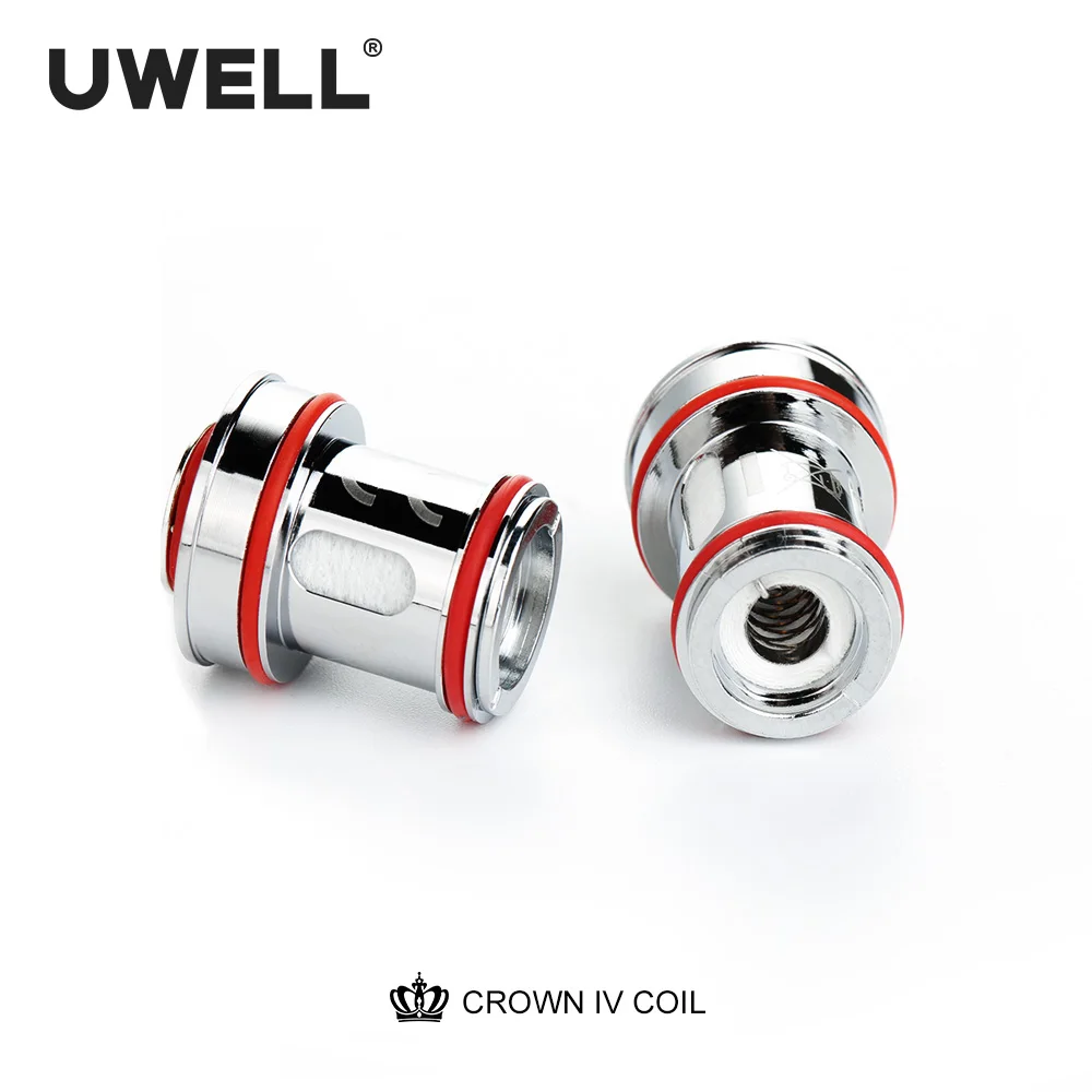 UWELL 4 шт./упак. Crown Сменная катушка с двойной сеткой SS904L UN2 Головка катушки 0 2/0 23/0 Ом