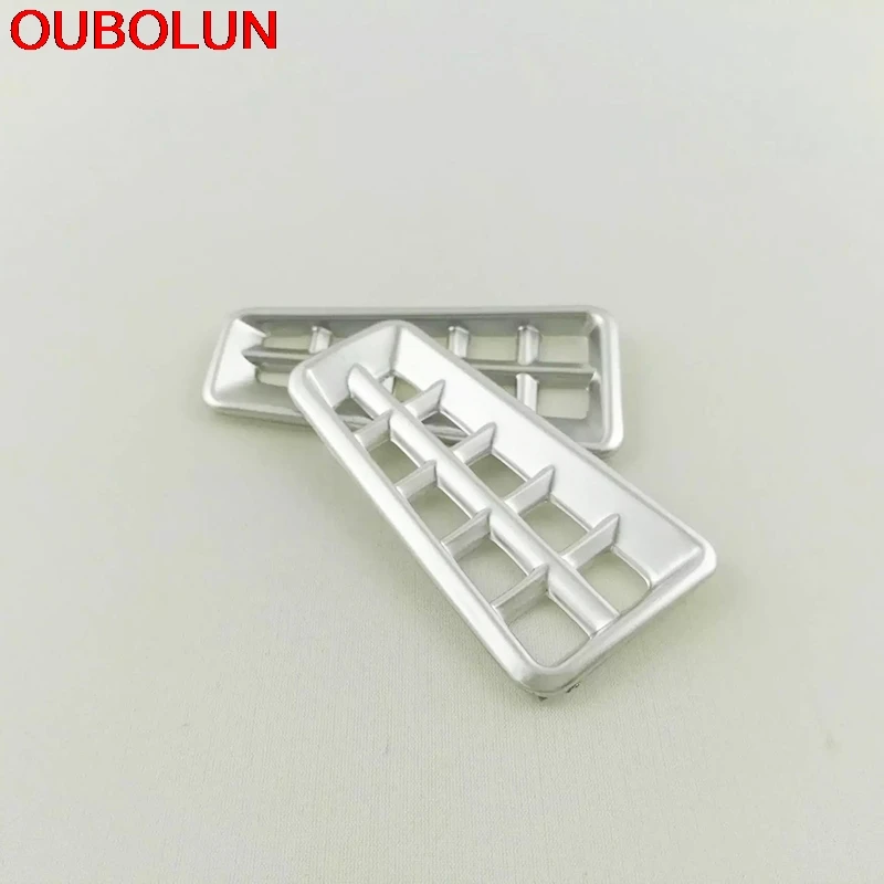 OUBOLUN 2 шт. ABS хромированный матовый корпус вентиляционного отверстия для
