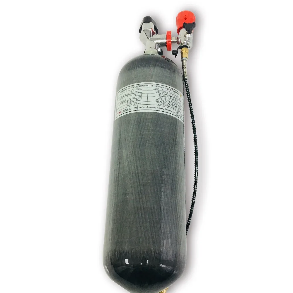 AC16820 4500psi стрельбы air винтовка углеродного волокна цилиндр и клапан заполнить