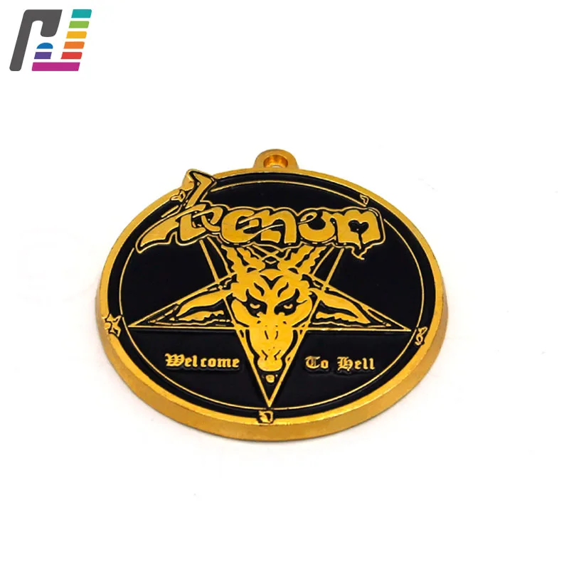 Медаль по индивидуальному заказу из мягкой эмали Добро пожаловать в ад медаль мм