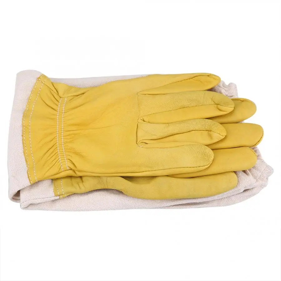 1 Pair Protective Long Sleeves Elastic Beekeeping Gloves Perfect Clothing Accessories for Beginner Beekeeper