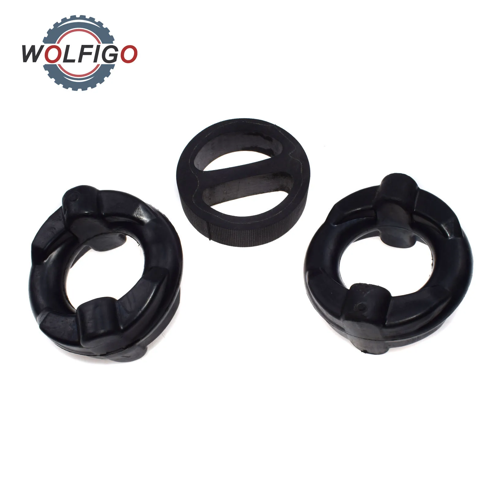 WOLFIGO 3 шт. передние и задние резиновые держатели для выхлопных колец BMW E21 E30 E12 E28 E34