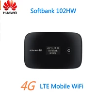 original unlocked huawei softbank 102hw mobile wifi 3g wcdma 2100mhz usim modem mini wifi router pk e587 e5220 e5330