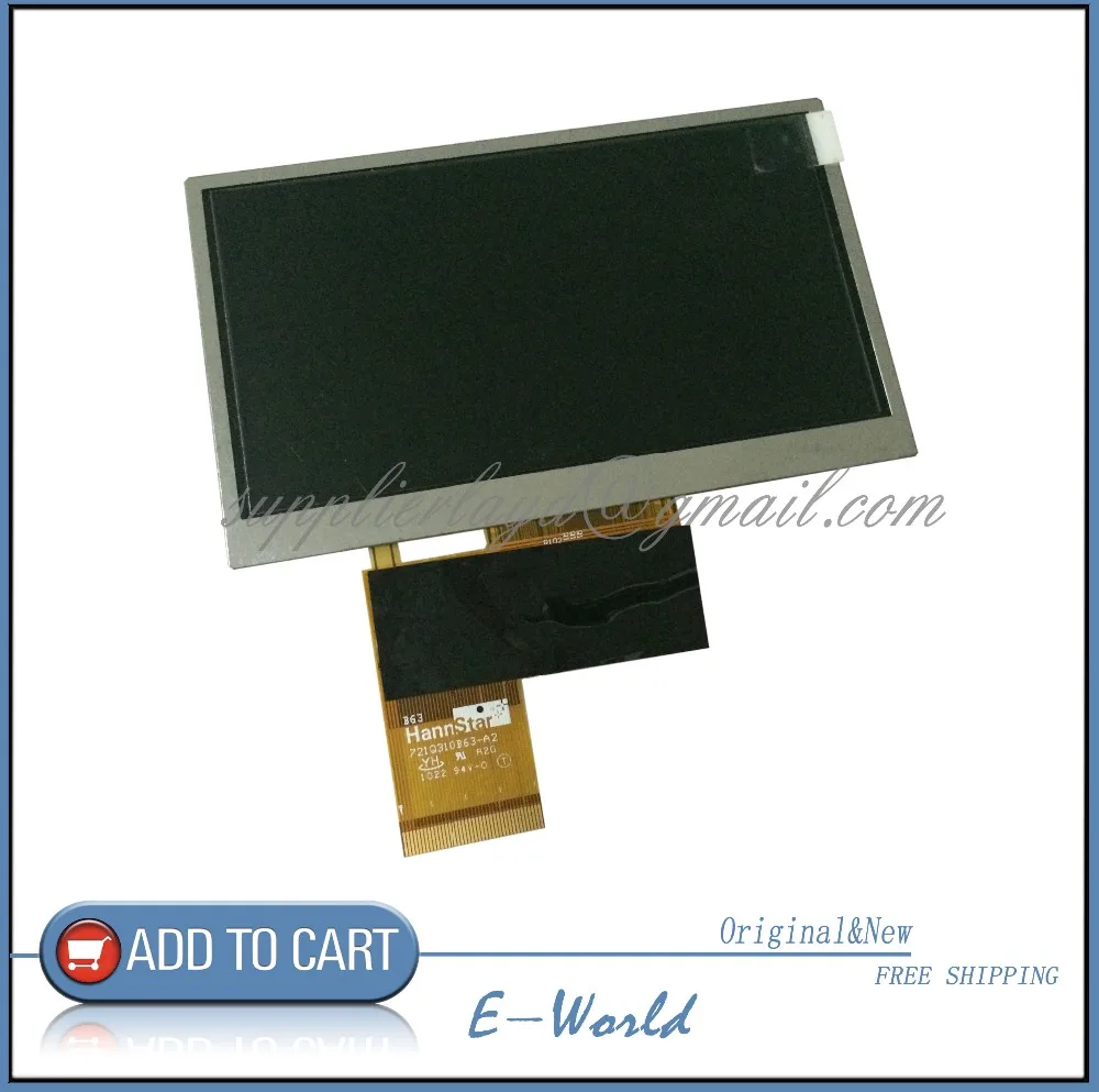

Оригинальный 4,3-дюймовый ЖК-экран панель Hannstar 721Q310B63-A2 721Q310B63 Бесплатная доставка