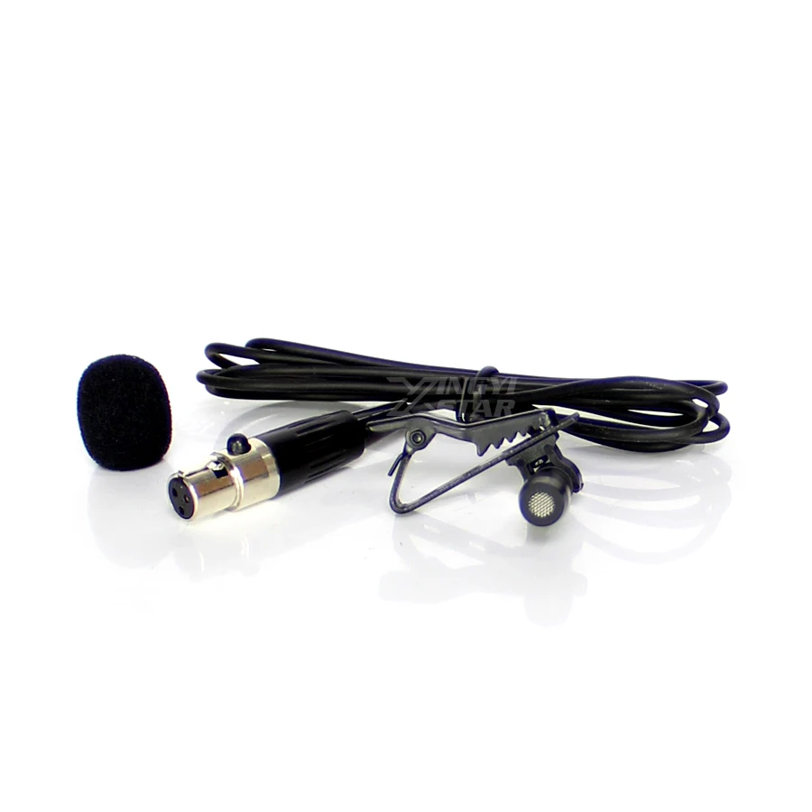 Профессиональный петличный микрофон Mini XLR 3 Pin TA3F с зажимом для лацкана