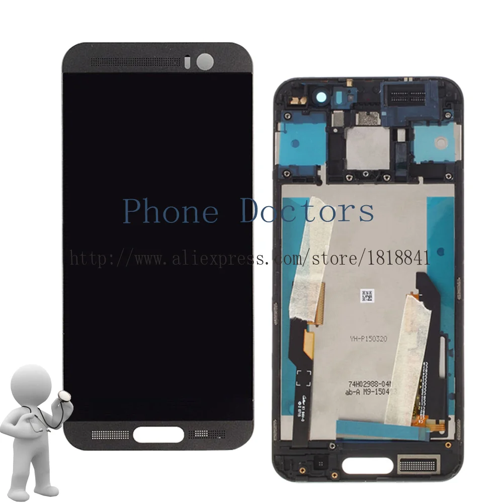 5," для htc ONE M9 Plus Полный ЖК-дисплей+ кодирующий преобразователь сенсорного экрана в сборе+ с рамкой для htc M9+ M9pw lcd; Новинка; Протестировано
