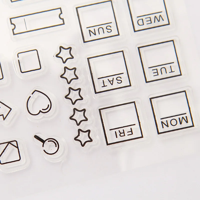Винтажные ярлыки звезда прозрачный силиконовый штамп для скрапбукинга сделай