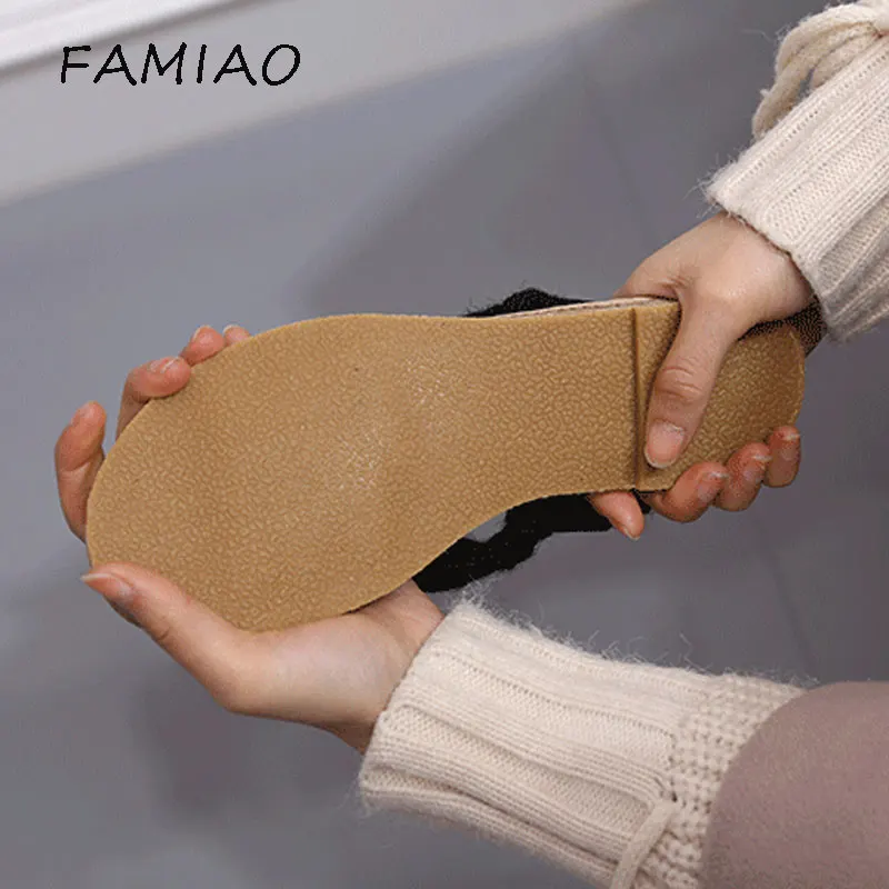 FAMIAO 2018 New Summer Women Sandals Casual Straw Rope for women Fashion Open Toe Fisherman Shoes Female flats | Обувь