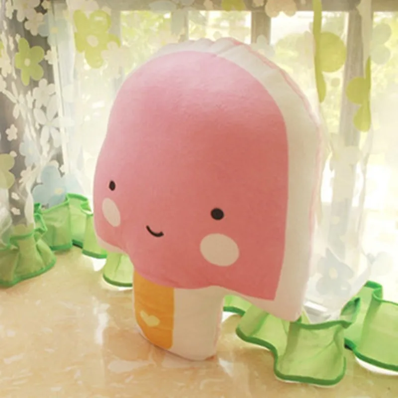 Мягкая подушка для сна из полипропилена и хлопка игрушка в виде фруктов арбуза