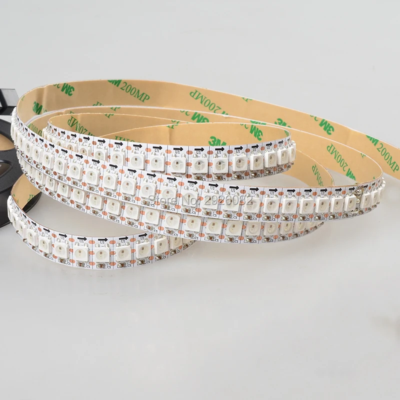 1 м 100 светодиодный s/M WS2812B Светодиодные ленты WS2811 RGB 5050 SMD WS2812 цифровые гибкие