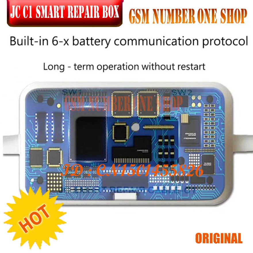 JC C1 Smart Repair Box OLED-экран Тестовый Кабель Загрузочная щетка Обнаружение сбоя