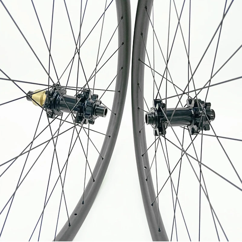 29er mtb дисковые колеса 33x30 мм ассиметричные бескамерные CN474 Bitex прямые pull boost 110x15 148x12