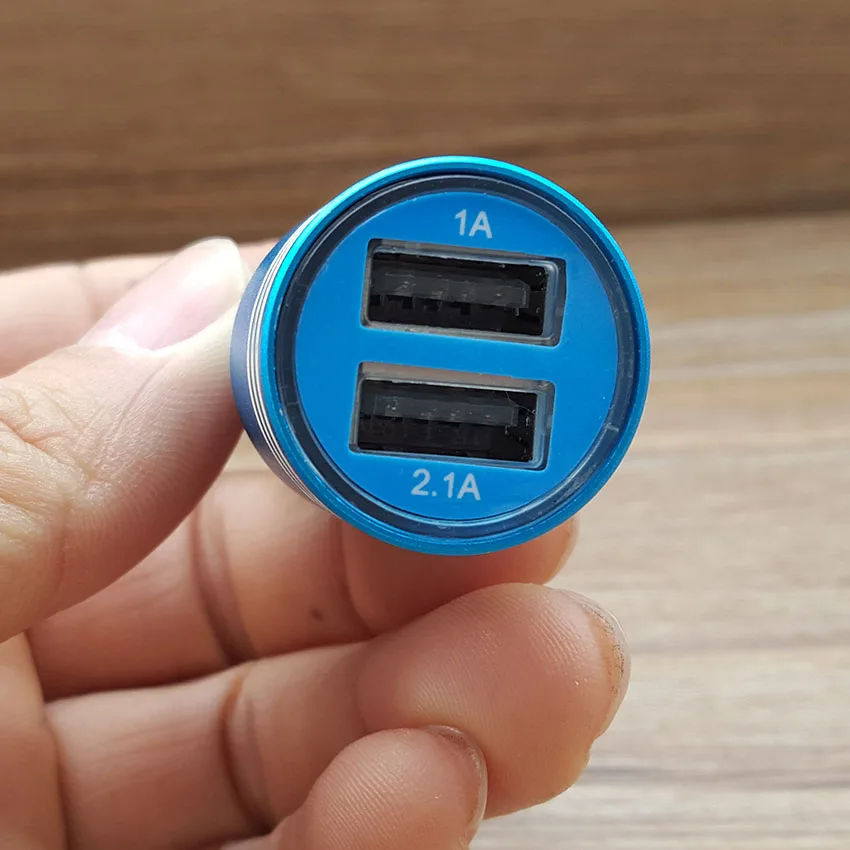 Oem металлические 5 В 3.1A двойной USB адаптер автомобильное зарядное устройство