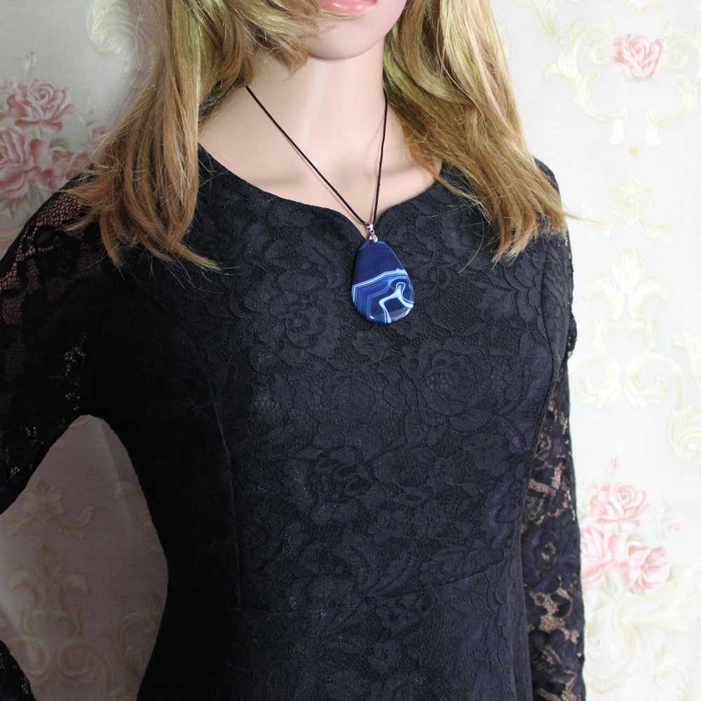 Женское Ожерелье с натуральным полукамнем Kakee ожерелье необработанные Агаты