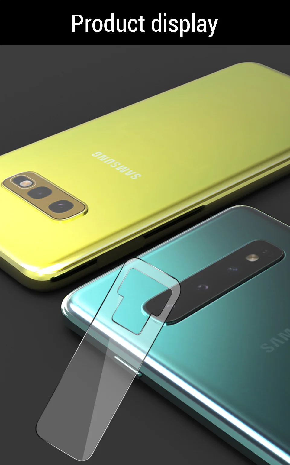 Стекло для объектива камеры PZOZ для samsung Galaxy S10 Plus S10+ S10e Защитная пленка для объектива прозрачная защитная пленка из закаленного стекла 9H
