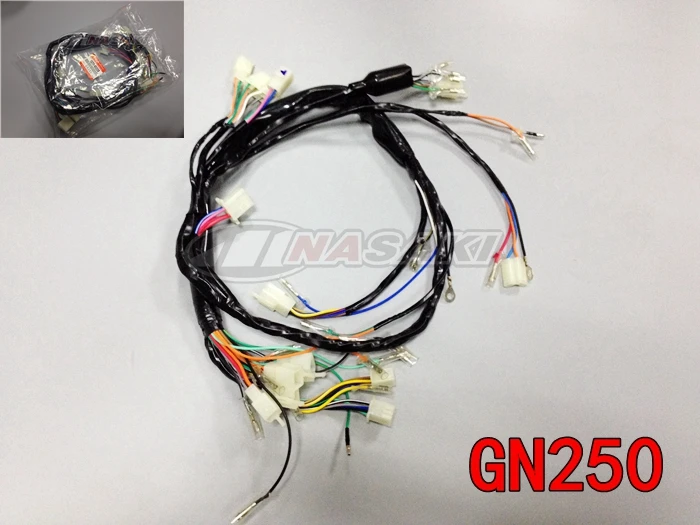 Новинка Бесплатная доставка для Suzuki GN250 GN 250 Электрический жгут проводов SUZUKI OEM NO.