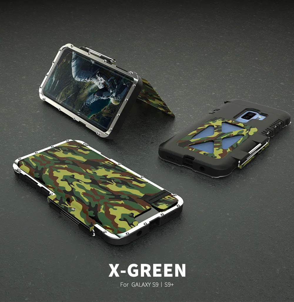 Чехол-книжка из R-JUST стали для samsung Galaxy S8, S9, S10, S6, S7 Edge, Plus, Железный человек, ударопрочный кронштейн, чехол для Galaxy Note 7, 8, 9, чехол