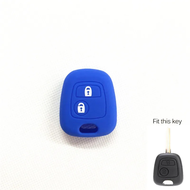 Силиконовый чехол для ключей от машины peugeot 206 307 207 408 Citroen C2 C3 C4 Иран Toyota кожи