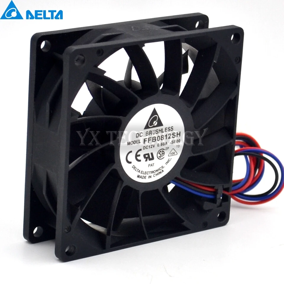 

Новый и оригинальный инверторный охлаждающий вентилятор Delta FFB0812SH 8025 80 мм 12 В, большой вентилятор 80*80*25 мм