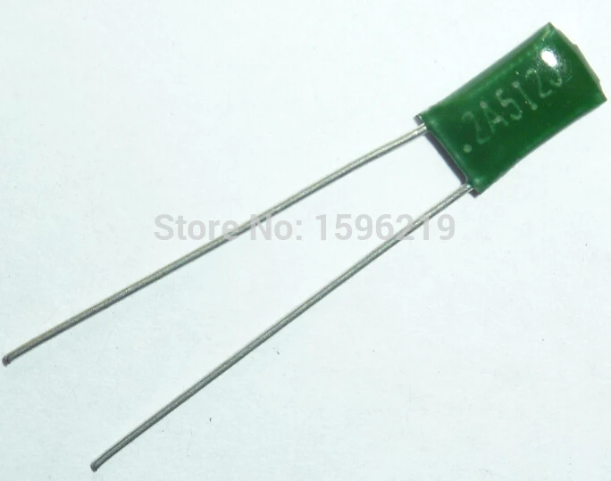 10 шт. Майларовый пленочный конденсатор 100 в 2A512J 5100pF 5.1nF 2A512 5% полиэфирный |
