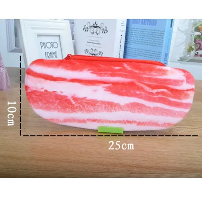E Pork belly Kawaii Милая Праздничная ферма растительная форма тканевый пенал Одиночная Имитация Ручка в виде овоща мешок школьные канцелярские принадлежности - Цвет: E Pork belly