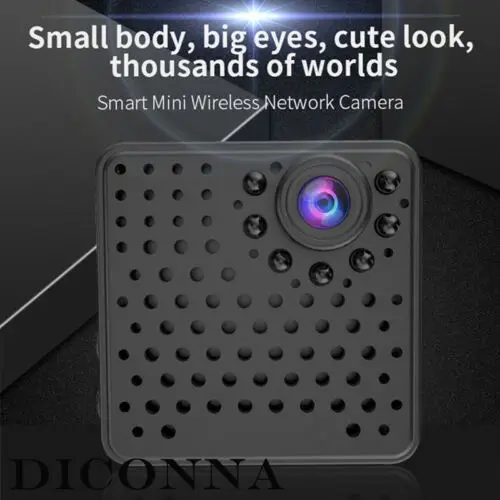 Мини-камера HD 1080P ночного видения беспроводная Wi-Fi IP-камера HDQ19 видеокамера