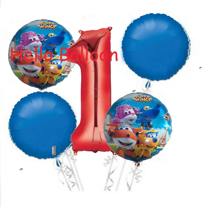 5 шт./партия, воздушный шар из фольги Superwings, 32 дюйма, вечерние шары из фольги, Супер Крылья, воздушный шар на свадьбу, воздушные шары для украшения