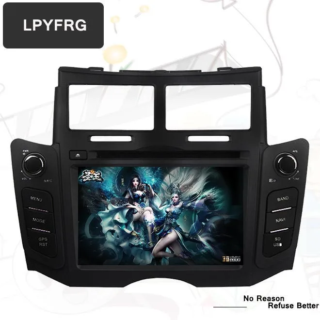 2 Din android 10 0 8 Core RAM 4GB Автомобильный стерео экран радио для Toyota Yaris 2005-2011 DVD плеер GPS