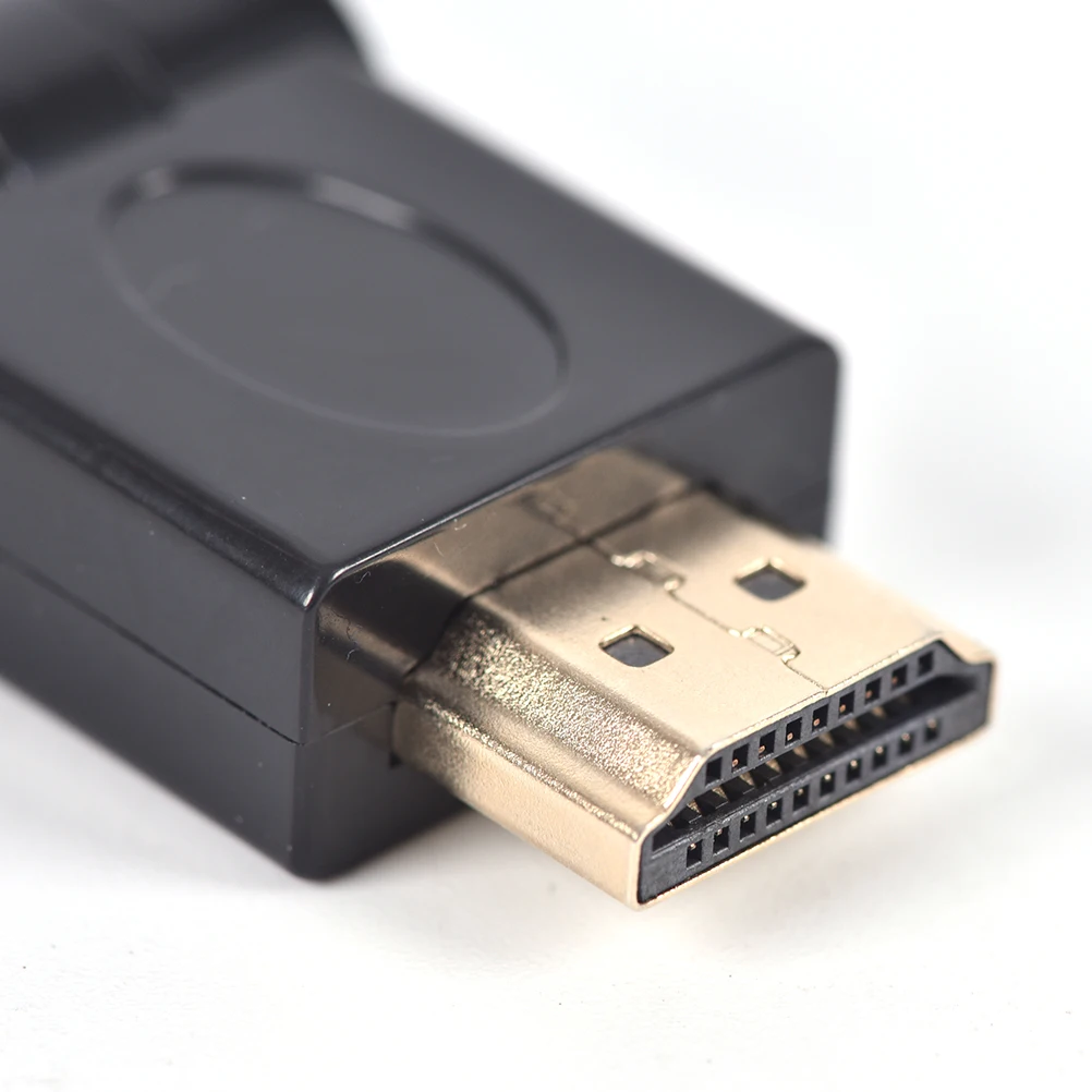 Новый Портативный Micro HDMI штекер разъем вращение на 180/360 градусов 90 прямоугольный