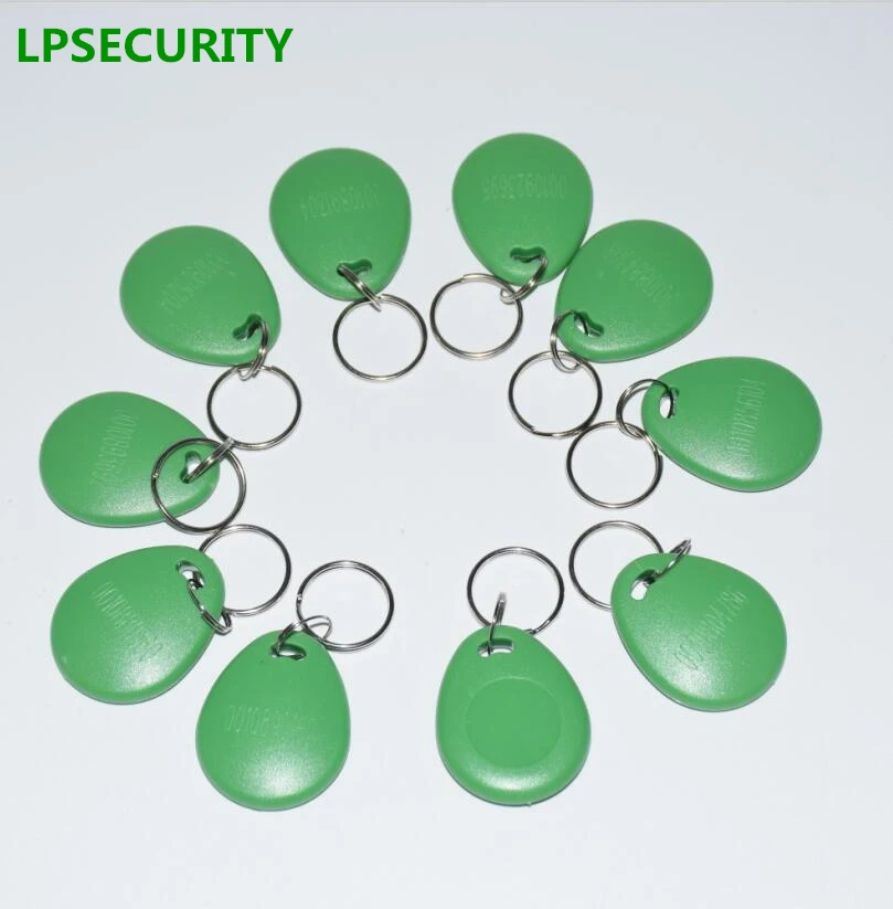LPSECURITY 100 шт. 125 кГц близость маркер тег чип карты доступа трава зеленый цвет для