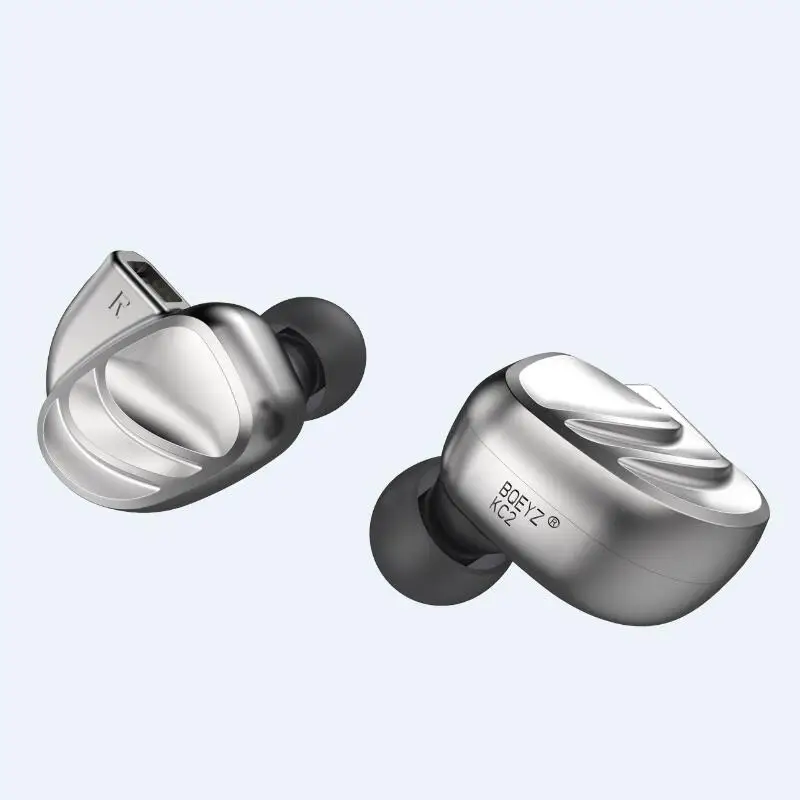 BQEYZ KC2 2BA + 2DD Гибридный привод металлические наушники вкладыши HIFI DJ монитор для