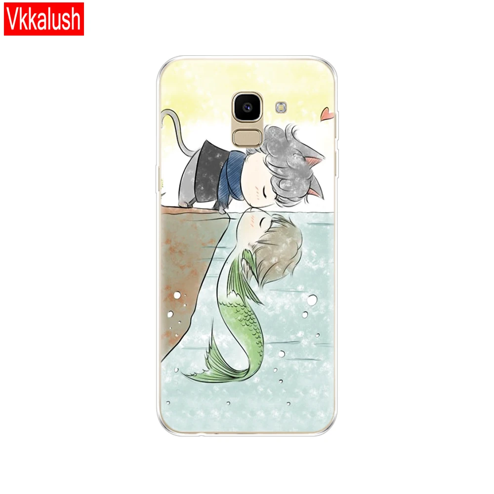 80026 Для samsung J6 чехол ЕС J600 J600F SM-J600F Мягкий чехол из ТПУ с узором для samsung Galaxy J6Plus J6+ J 6 Plus J610 J610F кремния - Цвет: 80026