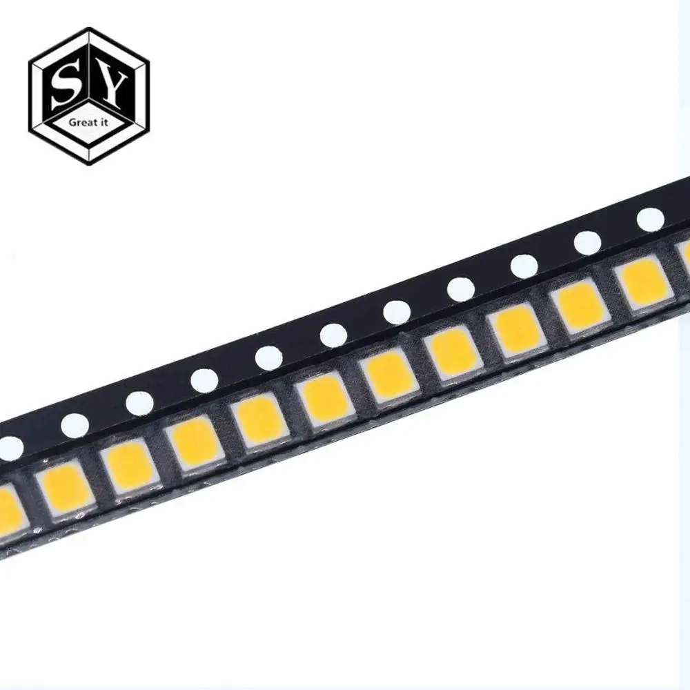 100pcs warm white GREAT IT 21-25 лм Белый/теплый белый 2835 SMD СВЕТОДИОДНЫЙ 0,2 Вт высокояркий светодиодный чип - Цвет: 100pcs warm white