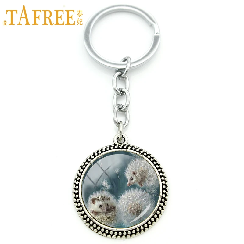 Брелок для ключей с изображением голодного Ежика TAFREE модный брелок фруктов