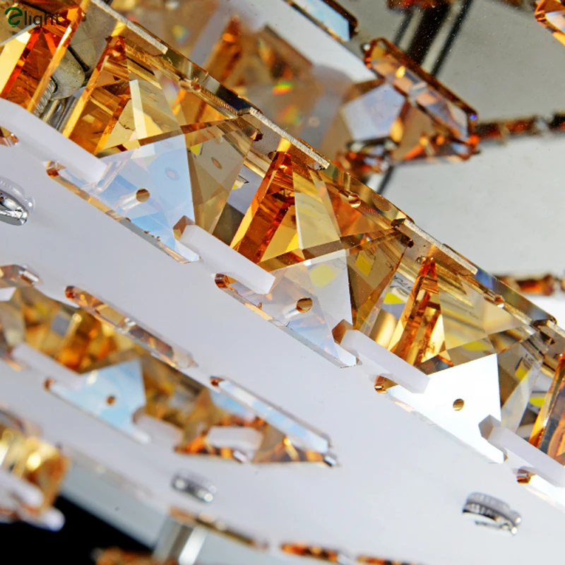 Современная роскошная хромированная зеркальная стальная люстра с регулируемой яркостью светодиодная