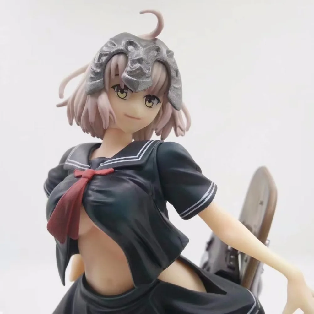 Аниме 25 см Fate Grand Order FGO Jeanne d'Arc Saber школьная форма ПВХ фигурка Модель Кукла