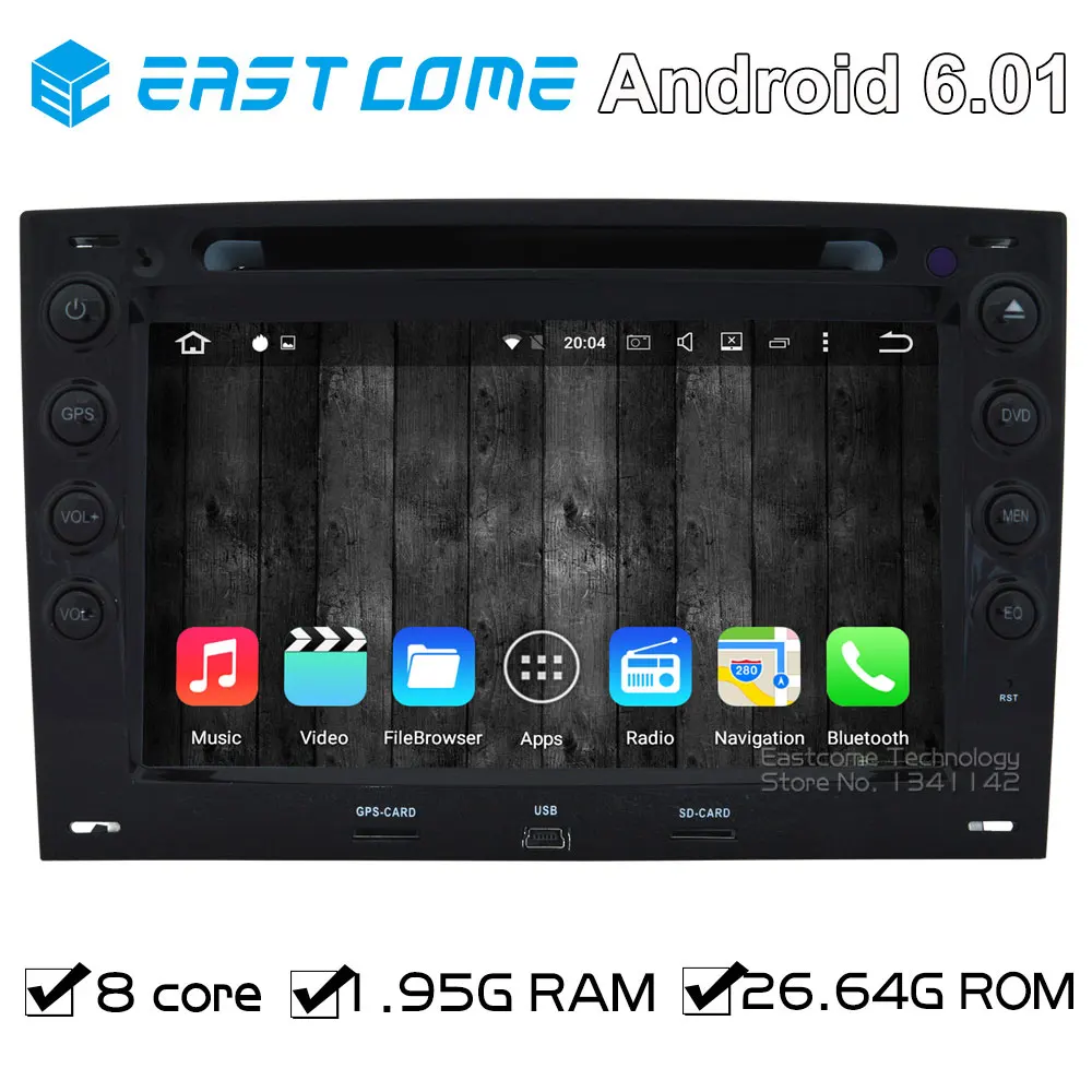 Octa Ядро 8 Автомобильный dvd-плеер Android 6 0 для Renault Megane 2003 2004 2005 2006 2007 2008 2009 2010 с радио