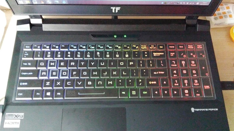 Ноутбук высокая прозрачная клавиатура из ТПУ покрытие для lcd дисплея Sager NP9778 S