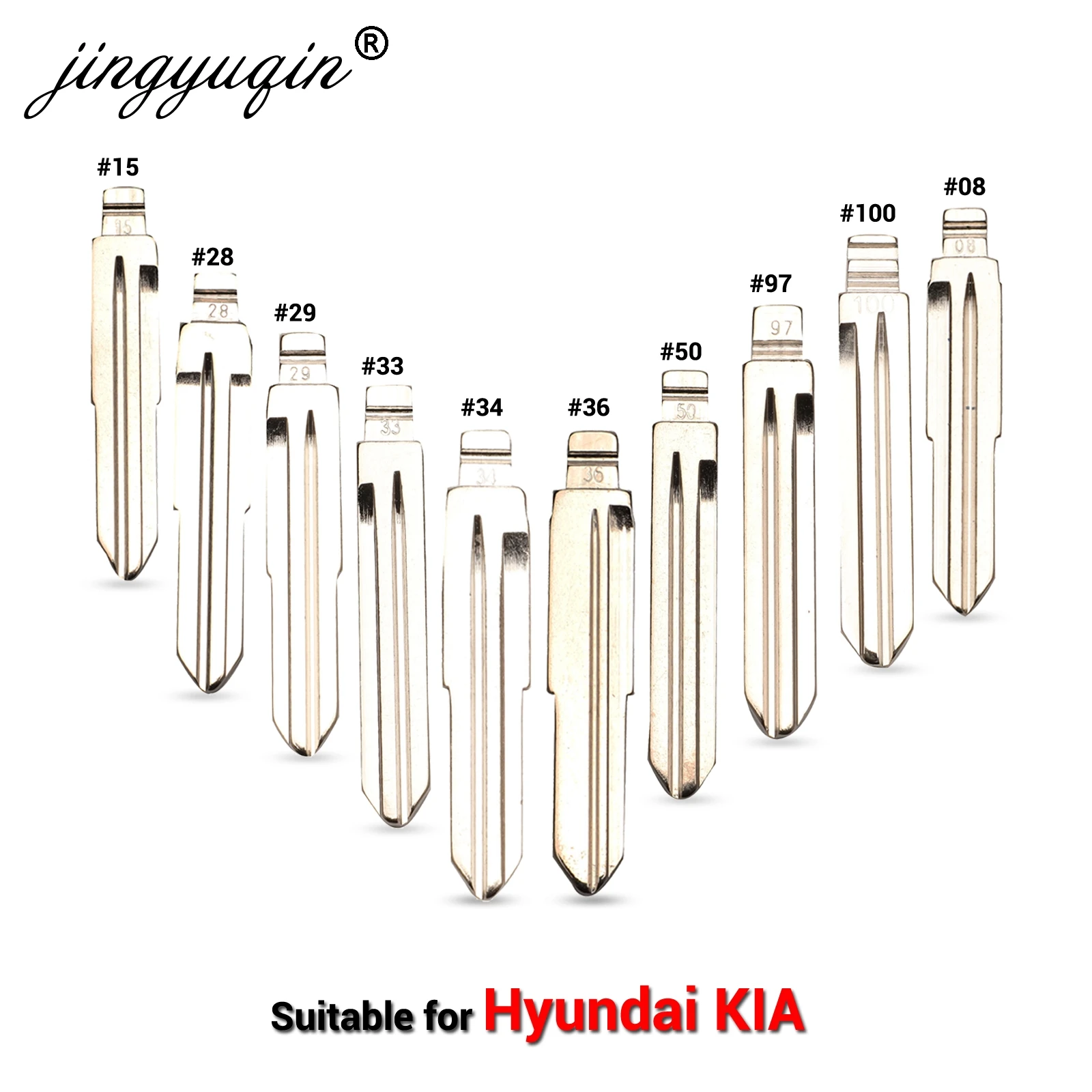 Ключ jingyuqin 15 шт. для Hyundai Tucson Getz Matri Sonata Santa fe подходит Kia HYN14RFH KD Flip Blade 08 28 29 36 50 97 33 # |