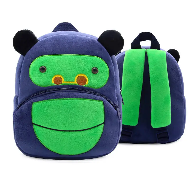 26cm backpack -20 Плюшевый рюкзак с изображением животных, школьная сумка на плечо, детские плюшевые куклы, мягкие игрушки для малышей, детский подарок - Цвет: 26cm backpack -20