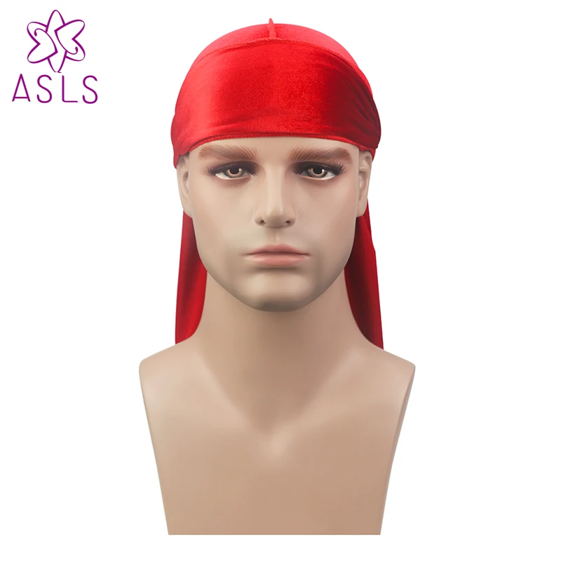 Премиум S Durag 360 540720 волн Экстра длинный хвост и широкие ремни для мужчин Du