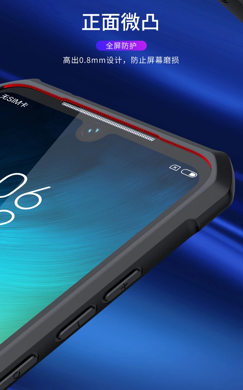 Для Xiaomi Redmi Note 7 Pro Чехол для телефона XUNDD подушки безопасности противоударный прозрачный PC+ TPU бампер задний Чехол для Redmi Note 7 Чехол Coque
