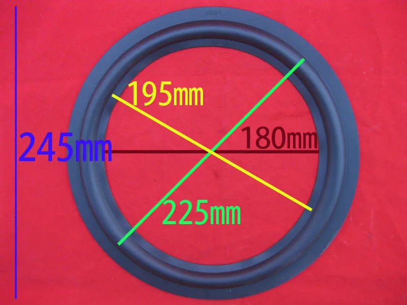 10 шт./Лот дюймов Ремонтный сабвуфер/басовый динамик резиновая оболочка 1 пара (180