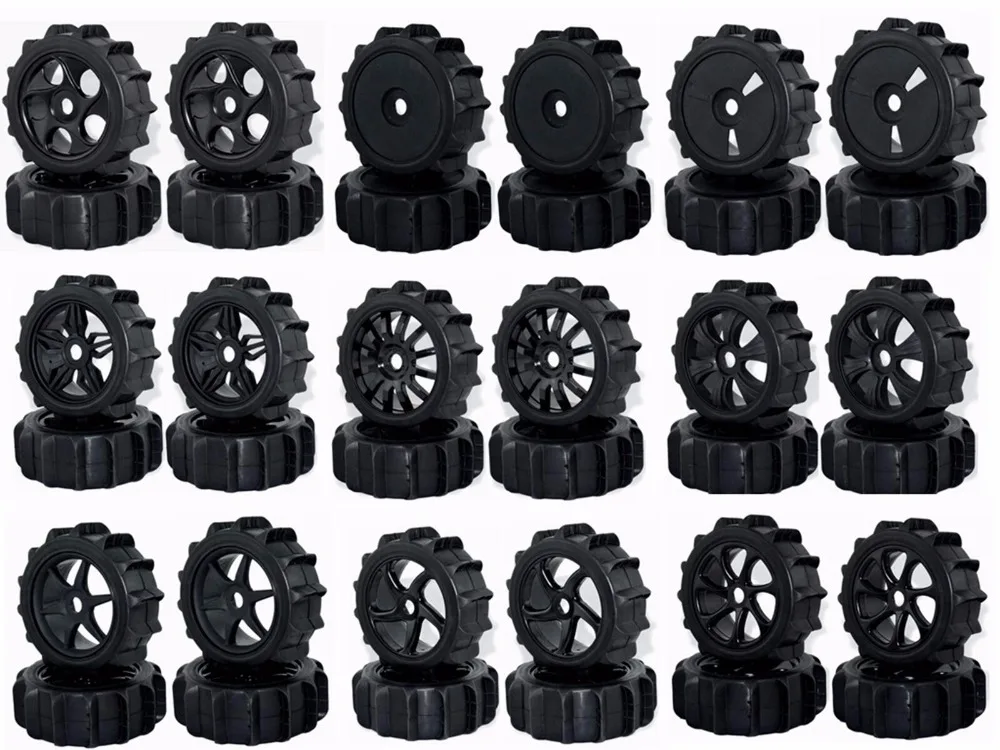 Внедорожные багги колеса/обода пляжные шины для ThunderTiger ARRMA Outcast PLUS hobao LOSI HPI KYOSHO TAMIYA