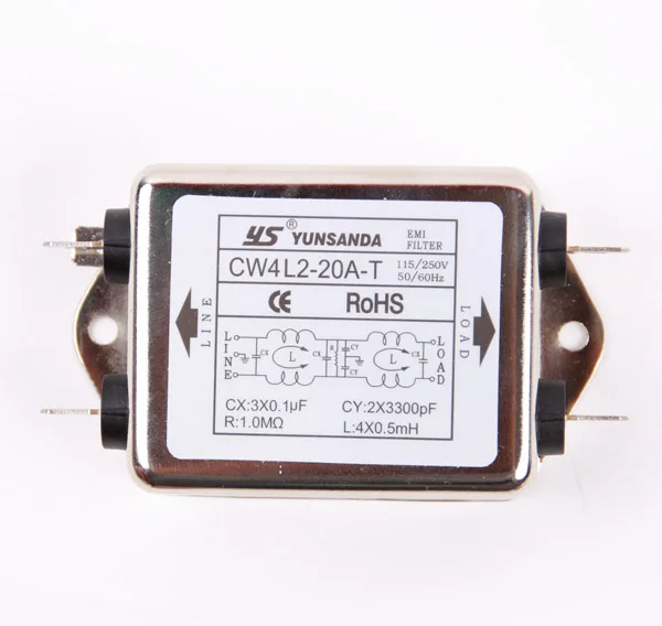 EMI Мощность фильтр CW4L2-20A/6A/10A/3A-T двойной фильтр очиститель CW4L2-20A CW4L2-6A CW4L2-10A CW4L2-3A двойной фильтр очиститель